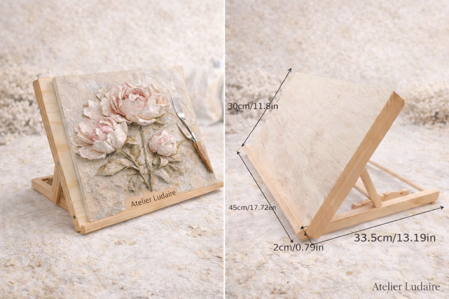 Sculptuur schildersezel